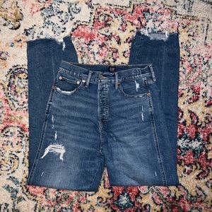 Gap Distressed Hugh Rise Jeans